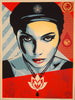 Shepard Fairey - Oil Lotus Woman