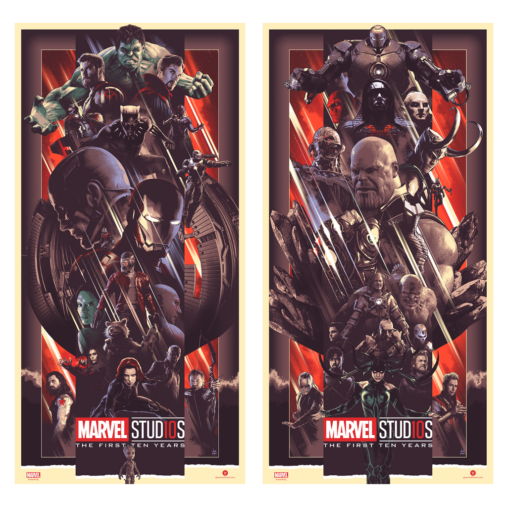 John Guydo - Marvel Heroes and Villains The First 10 Years Set