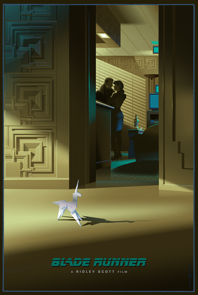 Laurent Durieux - Blade Runner Memories in Green Variant