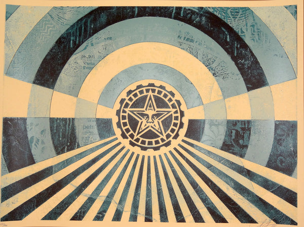 Shepard Fairey - Tunnel Vision (Blue)