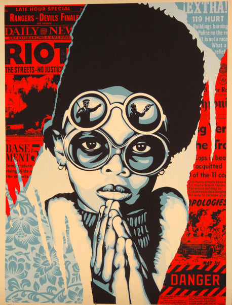 Shepard Fairey - Late Hour Riot