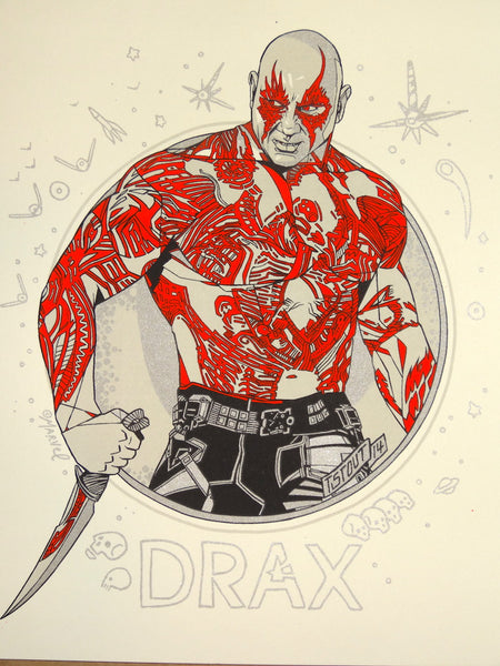 Tyler Stout - Drax (Guardians of the Galaxy Handbill)