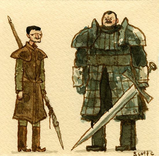 Scott Campbell (Scott C.) - Game of Thrones (The Viper vs the Mountain)