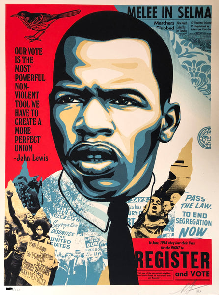 Shepard Fairey -  John Lewis (Good Trouble)